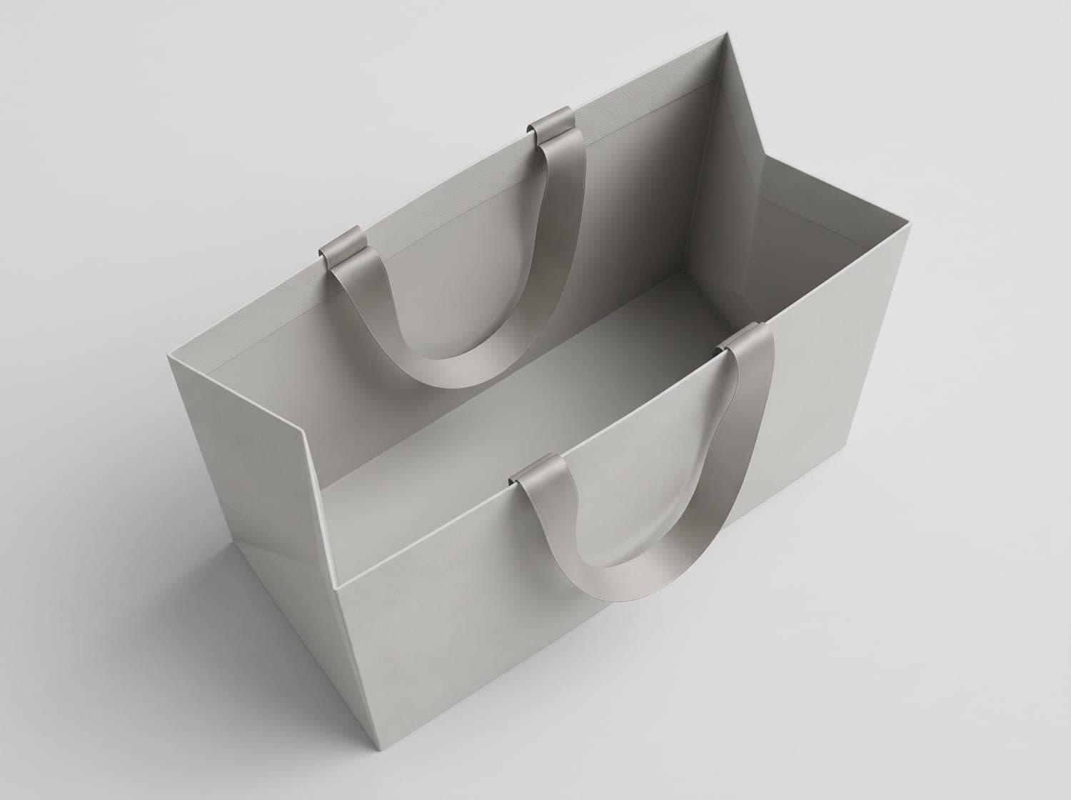 Paper bag — looking inside the mouth (alt)